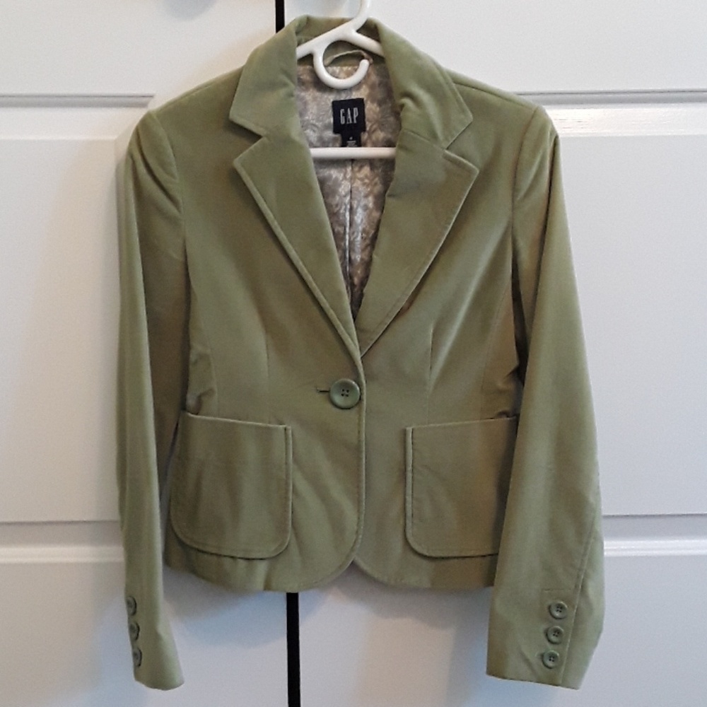 Gap velvet jacket